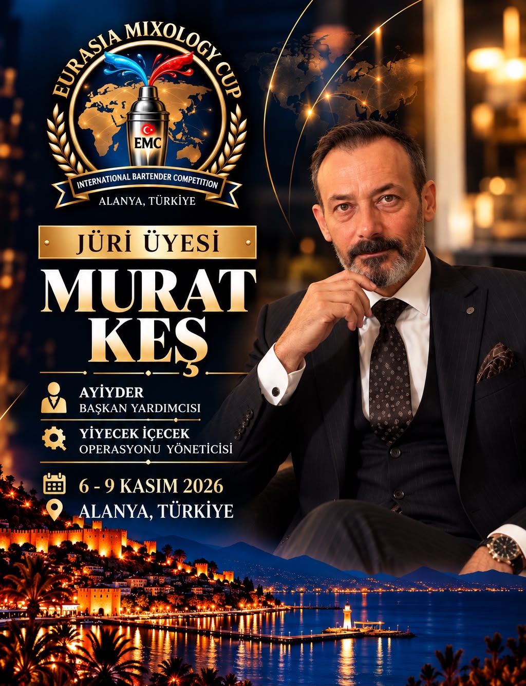 Murat Keş, EURASIA MIXOLOGY CUP 2026 Jüri Kadrosunda