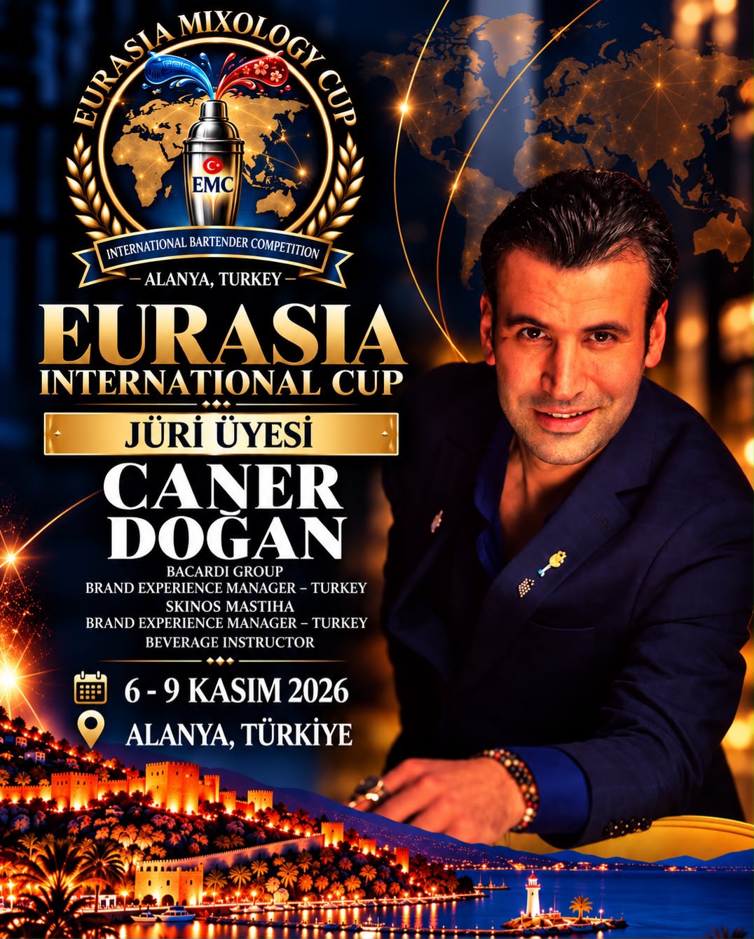 Caner Doğan, EURASIA MIXOLOGY CUP 2026 Jüri Kadrosunda