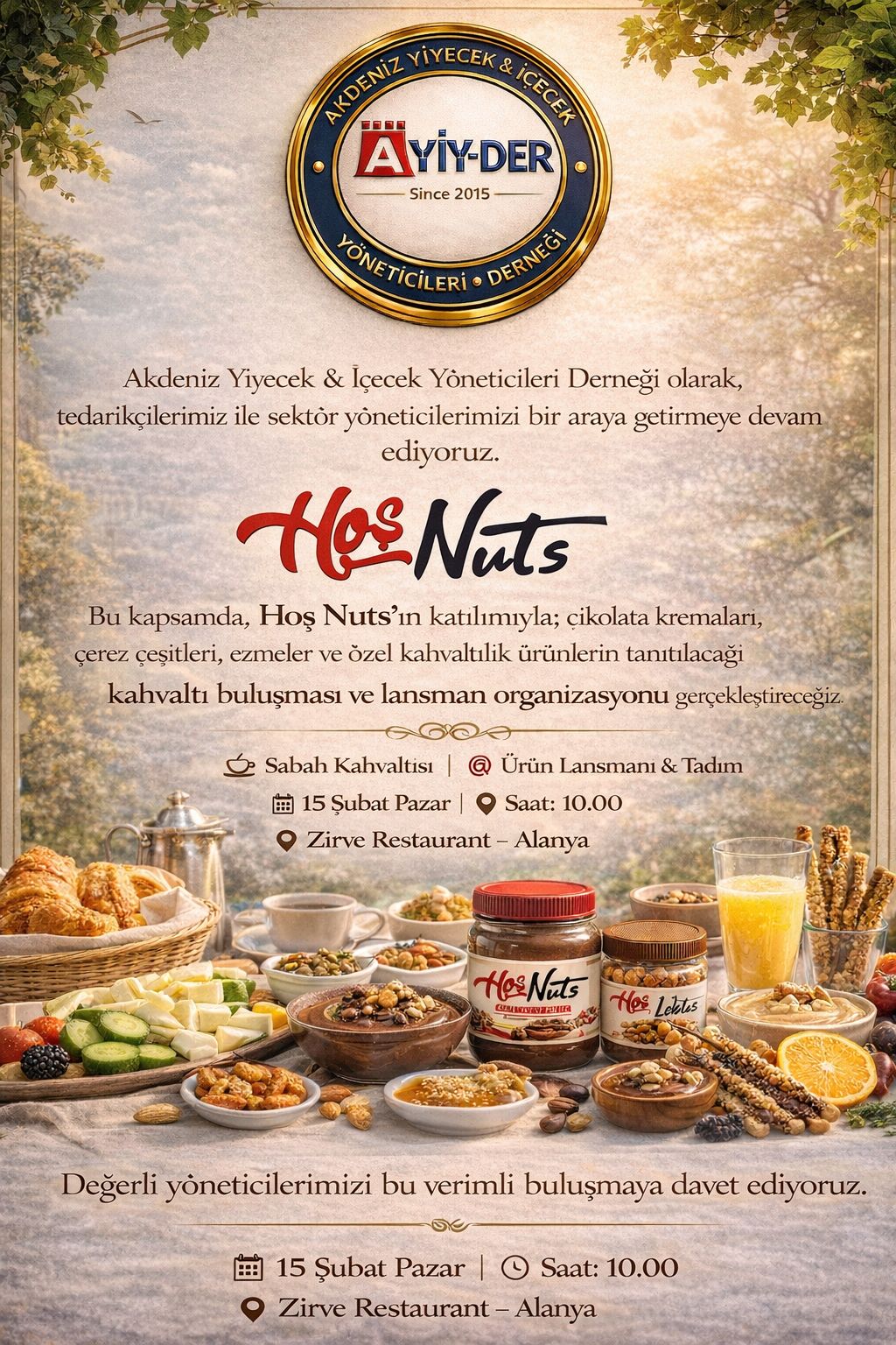 Sektörel Buluşma ve Ürün Lansmanı Duyurusu