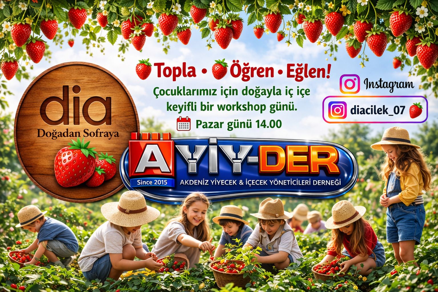 Minik Misafirlerimizi Bekliyoruz! 🍓